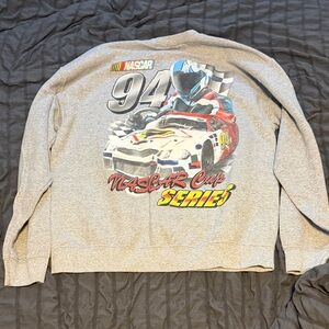 Vintage 1994!! NASCAR Gray Racing Crewneck
